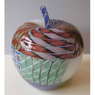 glass_patchworks_apple_paperweight